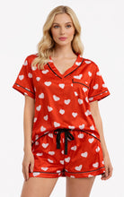 Load image into Gallery viewer, RED HEART PAJAMA SET | S-XL | $28 | VALENTINE DAY PaJAMA SET
