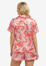 Load image into Gallery viewer, SATIN BOW PAJAMA SET | S-L| $28 | TNG ￼￼
