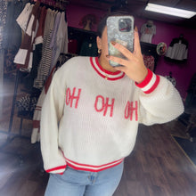 Load image into Gallery viewer, HO-HO-HO KNIT SWEATER | S-L | $38 | TNG
