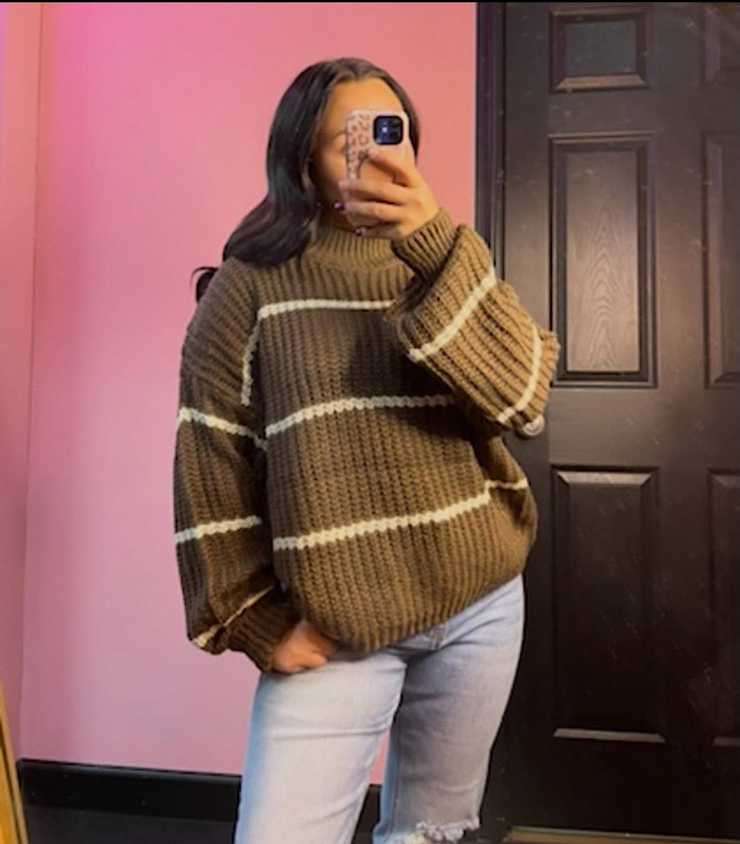 CHESTNUT BROWN SWEATER | $36 | S-L | TNG