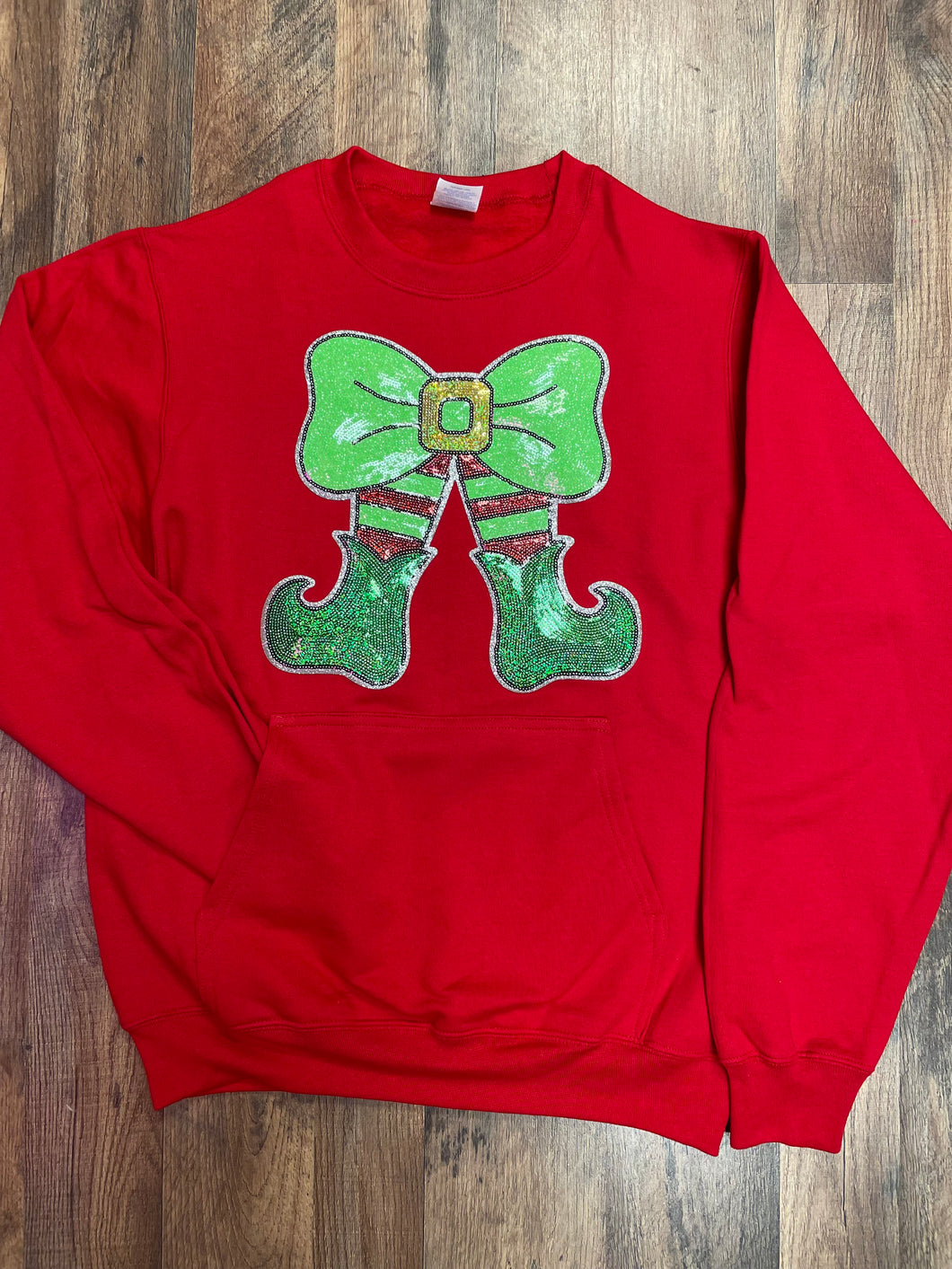 ELF SHOE-BOW SWEATSHIRT | S-2XL | $35 | TNG