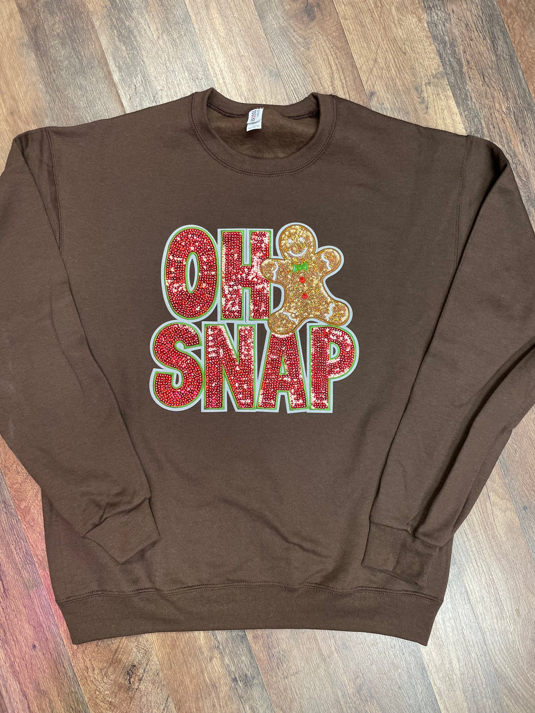OH SNAP PATCH SWEATSHIRT | S-2XL | $35 | TNG