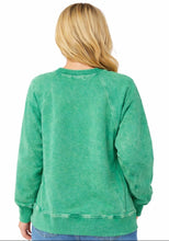 Load image into Gallery viewer, KELLY GREEN ACID WASH ZENANA | S-L | $38 | TNG
