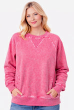 Load image into Gallery viewer, PINK ACID WASH ZENANA | S-L | $38 | TNG

