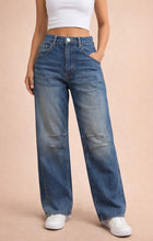 Load image into Gallery viewer, DARK WASH BARREL JEANS | S-XL | $44 | TNG
