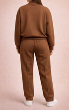 Load image into Gallery viewer, BROWN QUARTER ZIP SET | S-L | $46 | TNG
