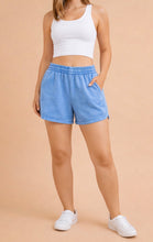 Load image into Gallery viewer, BLUE ACID WASH SWEAT-SHORTS | S-L | $28 | TNG
