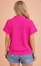 Load image into Gallery viewer, PINK QUARTER ZIP TOP | (S/M) (L/XL) | $30 | TNG

