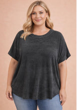 Load image into Gallery viewer, BLACK BUTTER-SOFT TOP | 1XL-3XL | $28 | TNG
