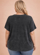 Load image into Gallery viewer, BLACK BUTTER-SOFT TOP | 1XL-3XL | $28 | TNG
