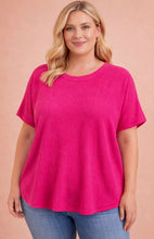 Load image into Gallery viewer, PINK BUTTER-SOFT TOP | 1XL-3XL | $28 | TNG
